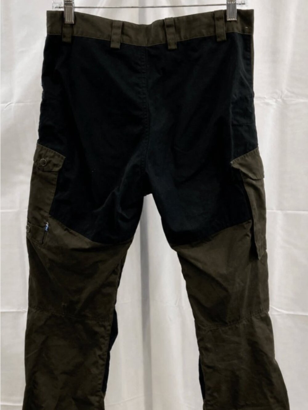 Fjallraven Vida Pro Trousers Pants Men's EU 44 US 29 Dark Olive Black 81760R - Picture 4 of 8